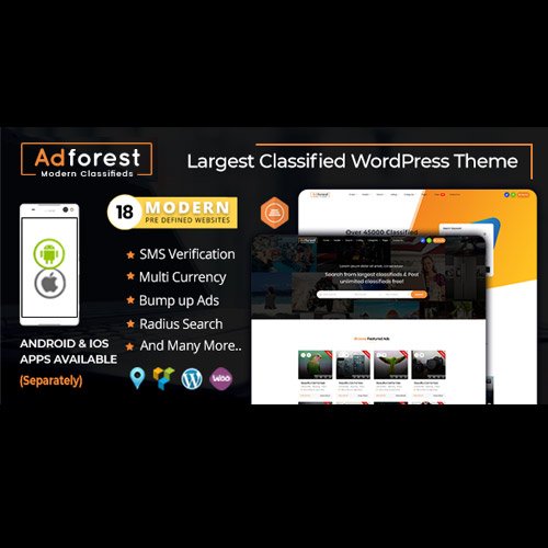 AdForest – Sınıflandırma WordPress Teması
