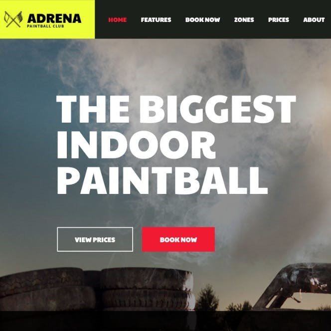 Adrena | Airsoft & Paintball WordPress Teması