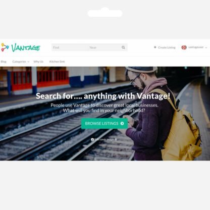 AppThemes Vantage Premium WordPress Dizin Teması