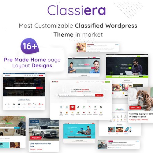 Classiera – Listeleme , Reklam WordPress Teması