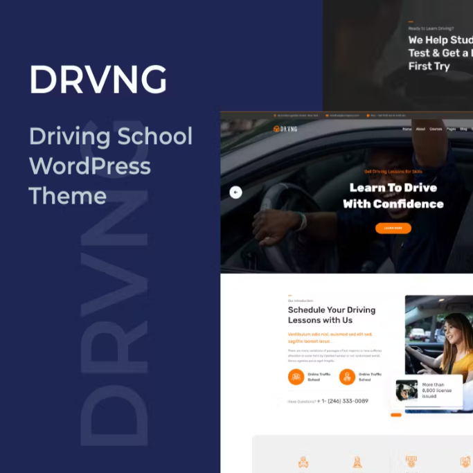 DRVNG – WordPress Sürücü Kursu Teması