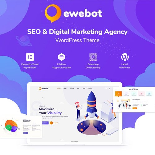 Ewebot – Pazarlama SEO Dijital Ajansı Teması