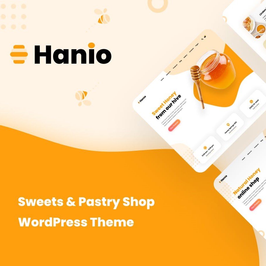 Hanio – Tatlıcı ve Pastane WordPress Teması