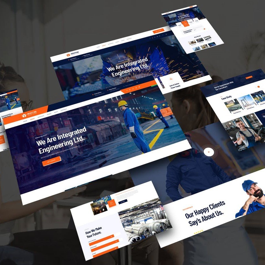 Industing – Fabrika ve İşletme Kurumsal WordPress Teması