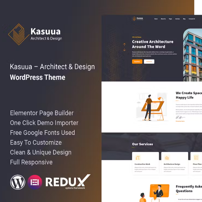 Kasuua – WordPress Mimarlık Teması