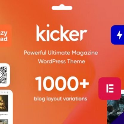 Kicker Premium WordPress Blog Teması