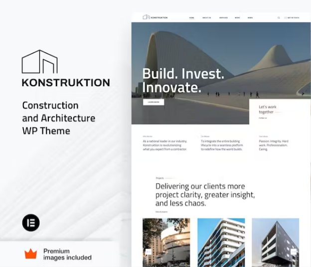 Konstruktion – WordPress Mimarlık Teması