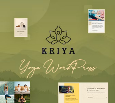 Kriya – WordPress Yoga Teması