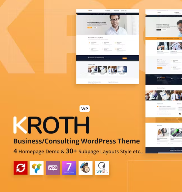 Kroth – WordPress Kurumsal & Danışmanlık Teması