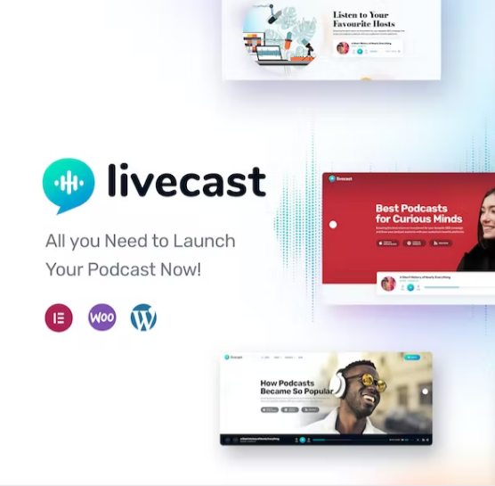 Livecast – WordPress Podcast Teması