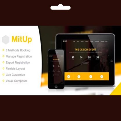 MitUp Premium WordPress Etkinlik Teması