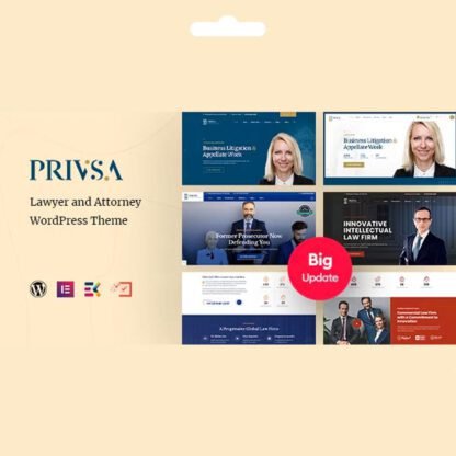 Privsa Premium WordPress Hukuk Teması