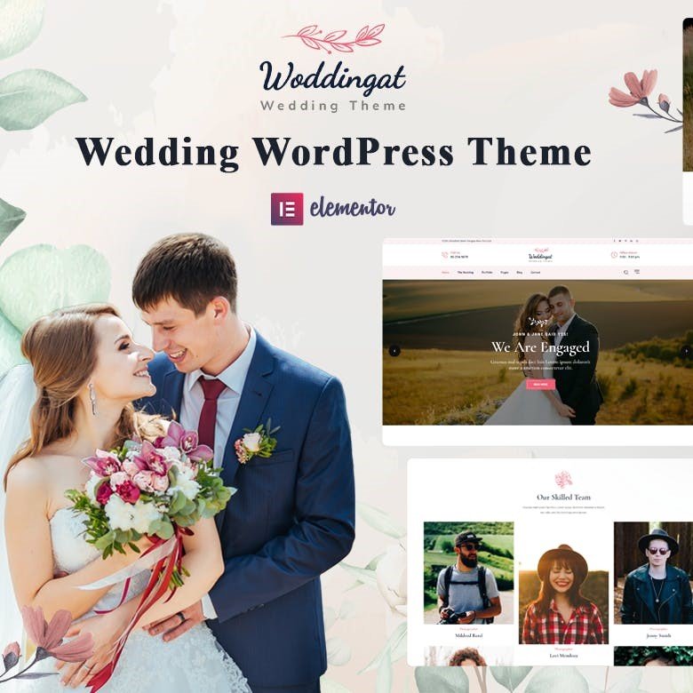 Woddingat – Düğün & Salon WordPress Teması